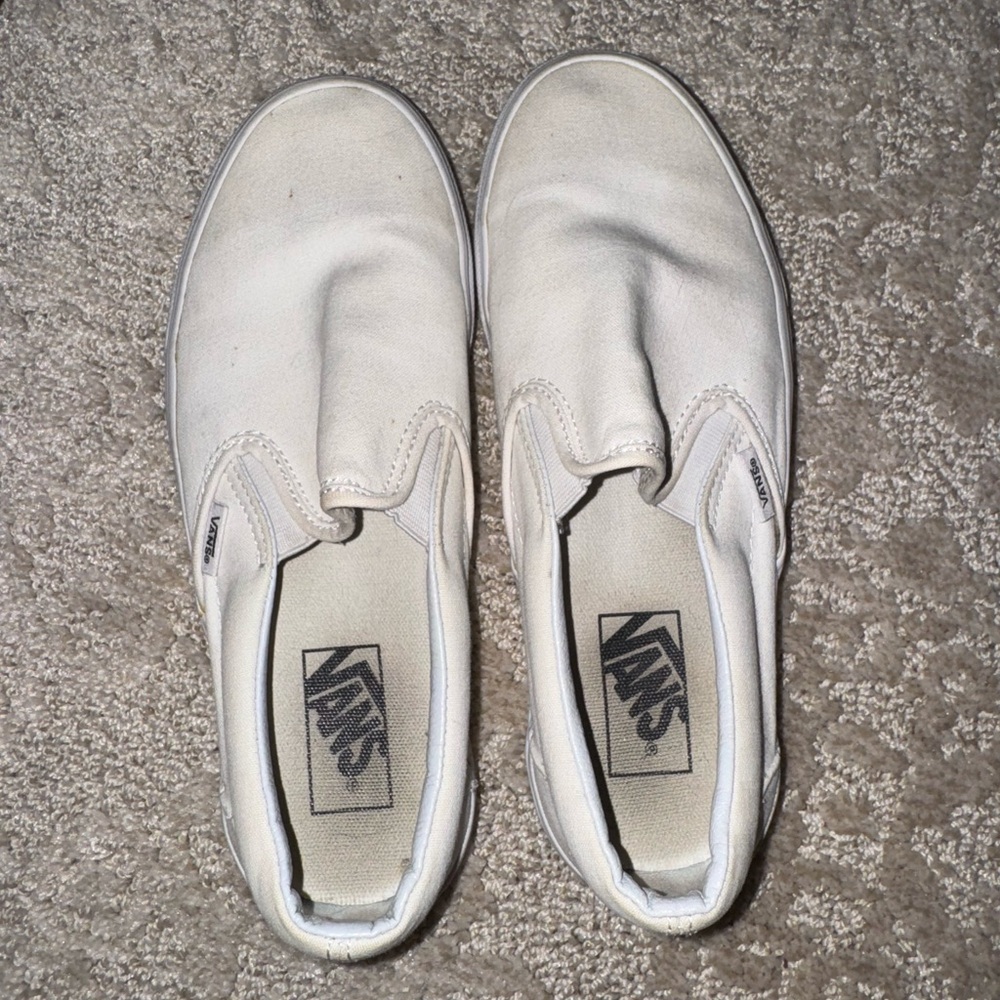 Vans Classic White Slip-On Shoes